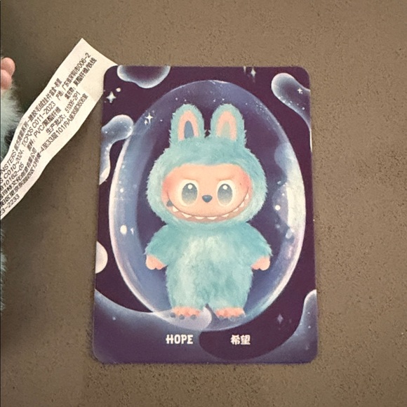 Pop and BIE HOPE Blue Monster Plush Toy NO BOX NO BAG - Picture 2 of 2